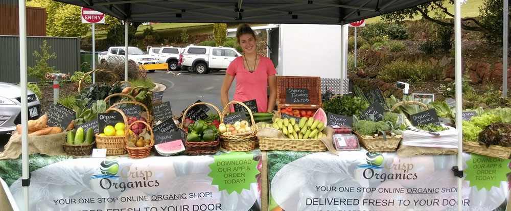 Holly Kendall at a community market