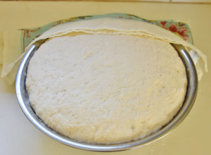 proven bread dough